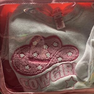 New Cowgirl 4Pieces Set Sweatshirt Sweat Shirts Socks Bag
